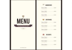 Menu with Pictures Template 8 Menu Templates Excel Pdf formats