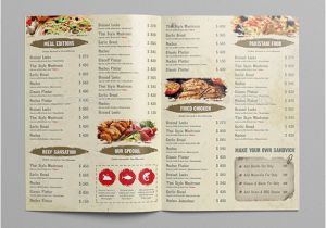 Menu with Pictures Template Restaurant Menu Template 33 Free Psd Eps Documents