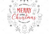 Merry Christmas and Happy Birthday Card Scandinavian Style Simple and Stylish Merry Christmas