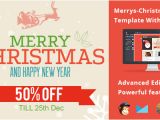 Merry Christmas Email Template Download Merrys Christmas Email Template with Editor by Emailmad
