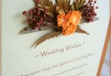 Message for Gift Card Wedding Papercraft Dried Florals Gift Card May Your Days Be