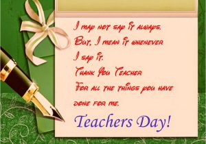 Message for Teachers Day Card English Good Wishes Messages Cards for Teacher S Day