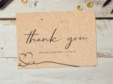 Message for Thank You Card Wedding Kraft Ink Thank You Cards Recycled Thank You Thank You