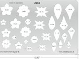 Metal Clay Templates Metal Clay Template Teardrops More 2116