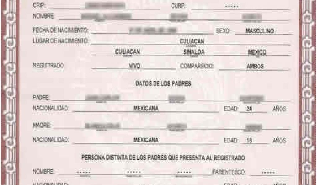 Mexican Birth Certificate Template Birth Certificate Translation Services For Uscis Fast And 