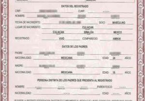 Mexican Birth Certificate Template Birth Certificate Translation Services for Uscis Fast and