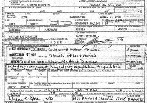 Mexican Death Certificate Template Death Certificates4 Lechovicher Death Certificates From
