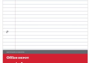 Miami Dade Easy Card Prices Office Depot Brand Ruled Filler Paper 11 X 8 12 3 Hole