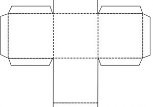 Mic Flag Template Cube Outline Free Printable Teaching Free Printables