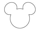 Mickey Mouse Head Shape Template Mundo Da Sheila Agosto 2011