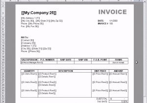 Microsoft Access Quotation Template Invoice Quotation Free Printable Invoice