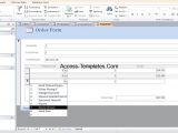Microsoft Access Quotation Template Microsoft Access Invoice Template Invoice Template Ideas
