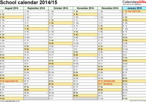 Microsoft Excel Calendar Templates 2014 9 Ms Excel Calendar Template 2014 Exceltemplates