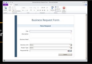 Microsoft Infopath form Templates Walkthrough Create An Infopath form Template to Submit