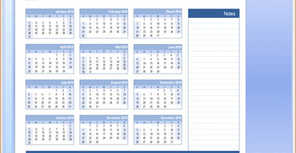 Microsoft Office 2010 Calendar Template 6 Microsoft Office Calendar Templates Bookletemplate org