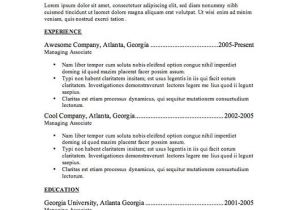 Microsoft Office Basic Resume Template 12 Resume Templates for Microsoft Word Free Download