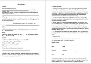 Microsoft Office Contract Templates 19 Free Rental Agreement Templates Microsoft Office