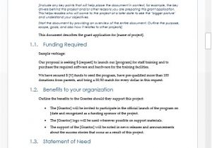 Microsoft Office Proposal Templates Free Grant Proposal Template Ms Office