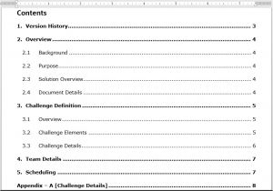 Microsoft Office Table Of Contents Template Microsoft Office Table Of Contents Template Table Of