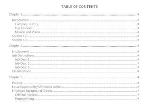Microsoft Office Table Of Contents Template Microsoft Office Table Of Contents Template Templates Data