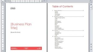 Microsoft Office Word Business Plan Template Business Plan Template for Microsoft Word