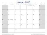 Microsoft Word 2015 Calendar Template Monthly 2015 Monthly Calendar Template Word New Calendar