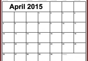 Microsoft Word 2015 Calendar Template Monthly Best Photos Of 2015 Calendar Template Microsoft Word