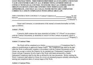 Microsoft Word Construction Contract Template 10 Construction Contract Templates Pdf Word Pages