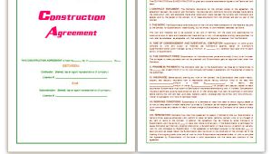 Microsoft Word Construction Contract Template Microsoft Word Templates Construction Agreement Template