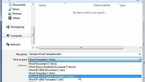 Microsoft Word Macro Enabled Template How to Create Ms Word Templates