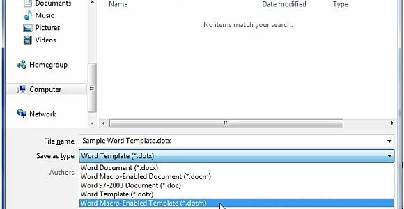 Microsoft Word Macro Enabled Template How to Create Ms Word Templates