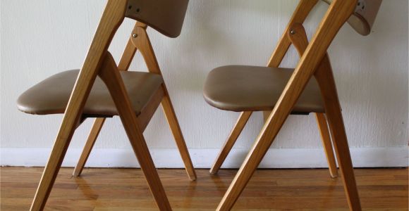 Mid Century Modern Card Table and Chairs Mid Century Modern Coronet Folding Chairs with Images