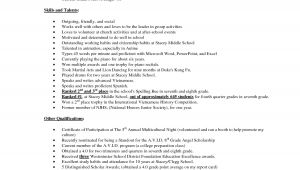 Middle School Student Resume Middle School Student Resume Example Stacey Middle