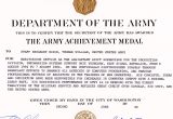 Military Award Certificate Template 26 Images Of Army Award Template Paigin Com