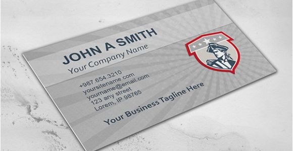 Military Business Cards Templates 14 Military Business Cards Psd Ai Vector Eps Free