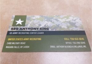 Military Business Cards Templates Army Business Card Template Best Business Cards