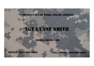 Military Business Cards Templates Military Business Cards 2500 Military Business Card