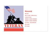Military Business Cards Templates Military Veteran Business Card Templates Zazzle