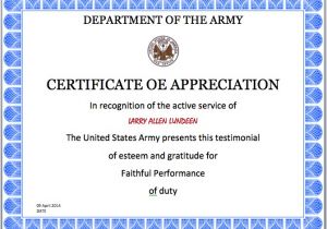 Military Certificate Templates Army Certificate Template Microsoft Word Templates