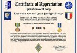 Military Certificate Templates Certificate Of Appreciation Template 30 Free Word Pdf