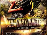 Military Flyer Template Army Military Jungle theme Flyer Template Jungles