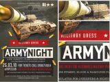 Military Flyer Template Army Night Flyer Template Flyerheroes
