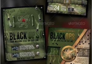 Military Flyer Template Vintage Military Flyer Template Bundle by Getstronghold