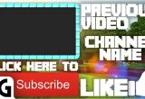 Minecraft Outro Template Movie Maker Minecraft Channel Outro Template 16 Free Photoshop