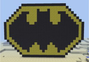 Minecraft Pixel Art Templates Batman My Batman Logo Minecraft Pixel Art