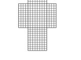 Minecraft Skin Template Grid Printable Template for Minecraft Skin Creation Use