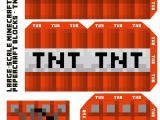 Minecraft Tnt Block Template Large Scale Minecraft Printable Tnt Block