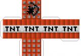 Minecraft Tnt Block Template Minecraft Papercraft