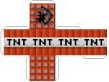 Minecraft Tnt Block Template Minecraft Papercraft