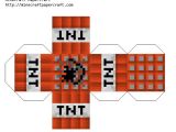 Minecraft Tnt Block Template Paper Craft New 721 Papercraft Minecraft Tnt
